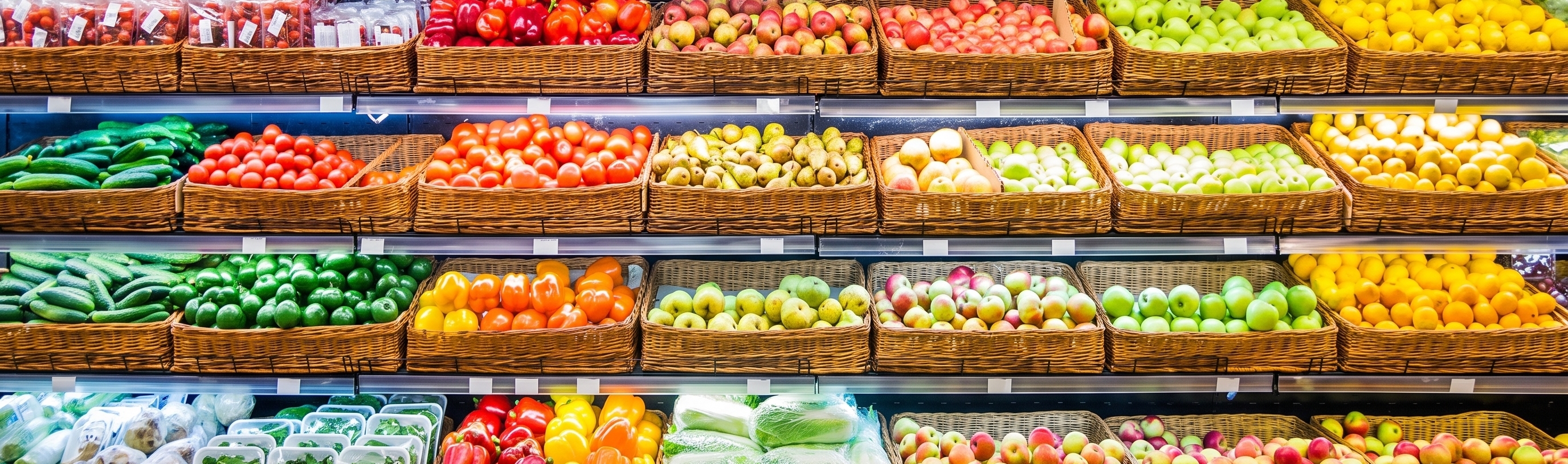 Produce at a grocery store