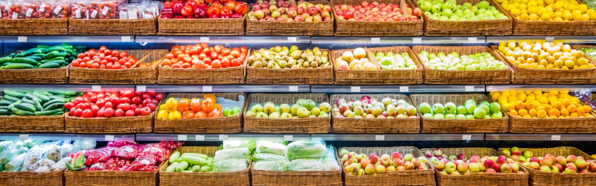Produce at a grocery store