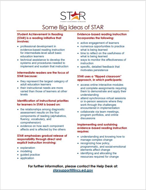 STAR image screenshot