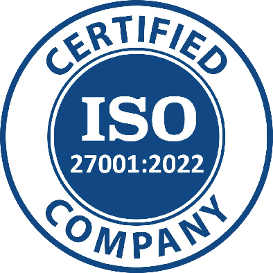 ISO 27001 Certified seal